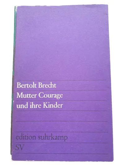 Mutter Courage und ihre Kinder Bertolt Brecht Suhrkamp Taschenbuch Drama