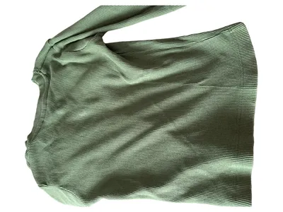 ALANA Langarmshirt Kinder Gr. 86 Grün Casual Rippstrick mit Knopfleiste