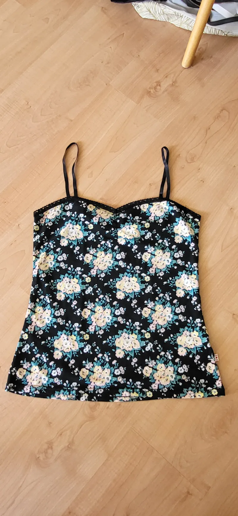 Blutsgeschwister Damen Top L 40 Blumenmuster Mehrfarbig 3