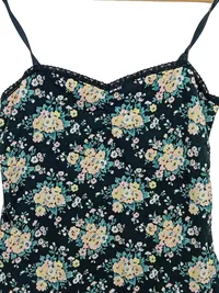 Blutsgeschwister Damen Top L 40 Blumenmuster Mehrfarbig 6