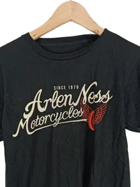 Arlen Ness Herren T-Shirt Schwarz Gr. 46/S Motorrad Logo Casual 3
