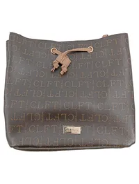 Carla Faustini Celine Bag CLFT Damen Beuteltasche Braun Casual 26x26 cm 1