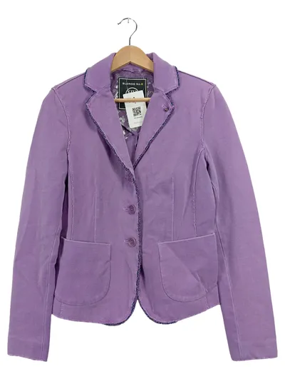 BLONDE No.8 Damen Blazer Jacke Lila Gr. 38 Baumwolle Casual Stockholm