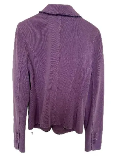 BLONDE No.8 Damen Blazer Jacke Lila Gr. 38 Baumwolle Casual Stockholm