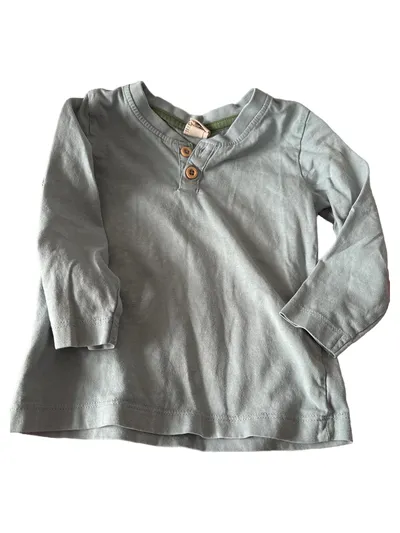 ALANA Kinder Langarmshirt Gr. 92 Blau Casual Baumwolle Basic Shirt