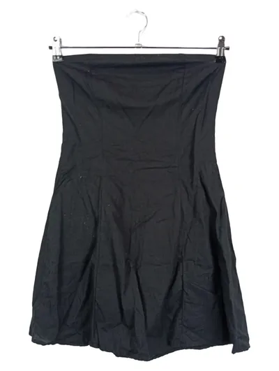 ASOS Design Damen Festliches Kleid Schwarz Gr. 38 M Elegant Minikleid Raffungen