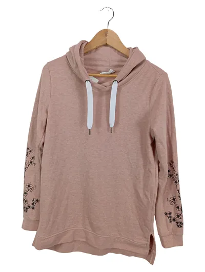 Ernsting's family Damen Hoodie Gr. 36/S Rosa Casual Florales Muster