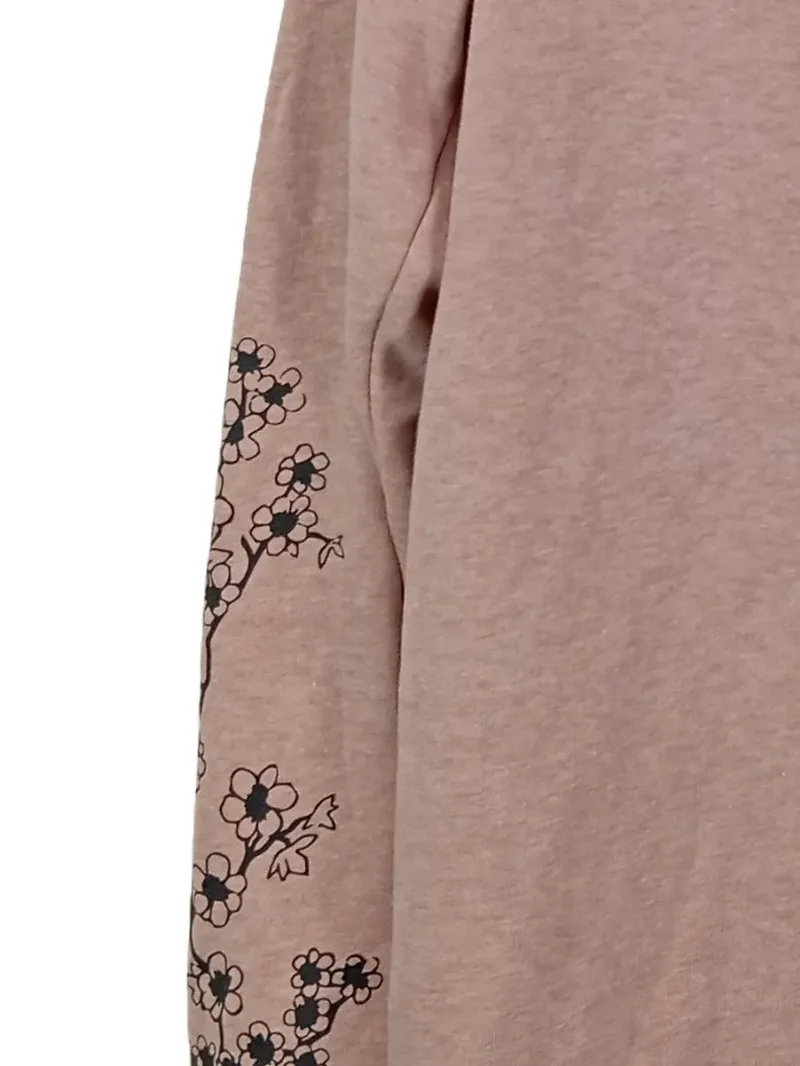 Ernsting's family Damen Hoodie Gr. 36/S Rosa Casual Florales Muster 3