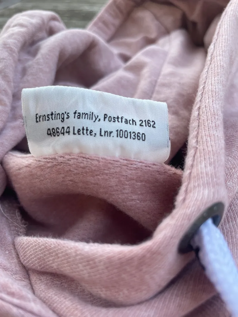 Ernsting's family Damen Hoodie Gr. 36/S Rosa Casual Florales Muster 5