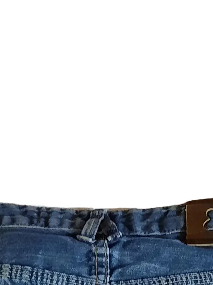 BRAGG Jeans Shorts Kinder Gr. 140 Blau Casual Uni Baumwolle 4