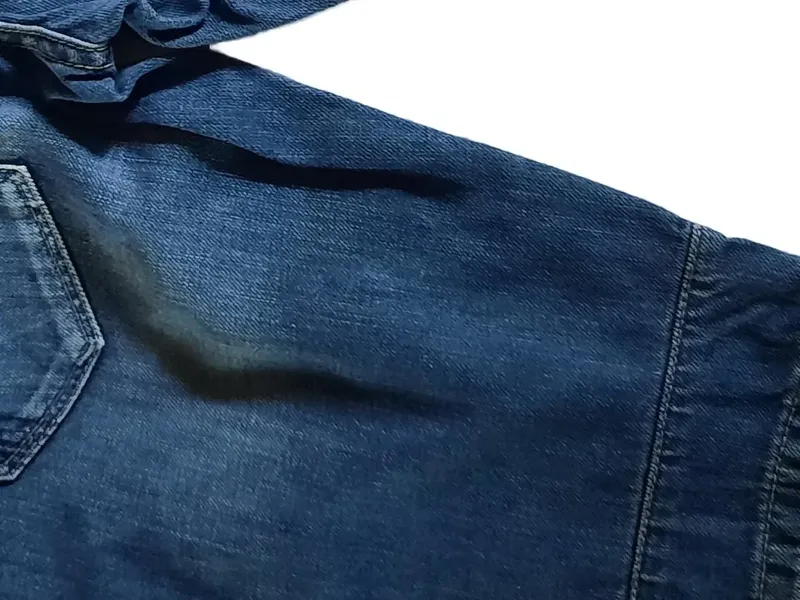 BRAGG Jeans Shorts Kinder Gr. 140 Blau Casual Uni Baumwolle 5