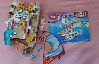 LEGO Friends 41317 Sonnenschein Katamaran Spielzeugboot Mehrfarbig ab 6 Jahre