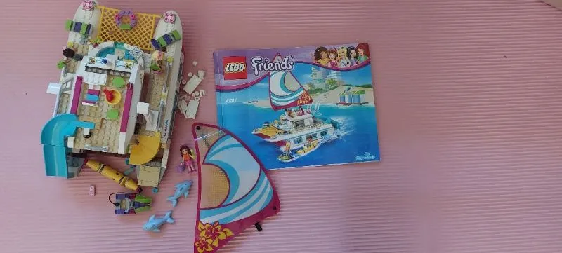 LEGO Friends 41317 Sonnenschein Katamaran Spielzeugboot Mehrfarbig ab 6 Jahre 2