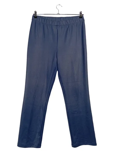 Kim & Co. Damen Stoffhose Gr. 40 Blau Casual Polyester