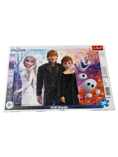 Trefl Puzzle Disney Frozen 30 Teile Rahmenpuzzle ab 4 Jahre Elsa Anna Olaf