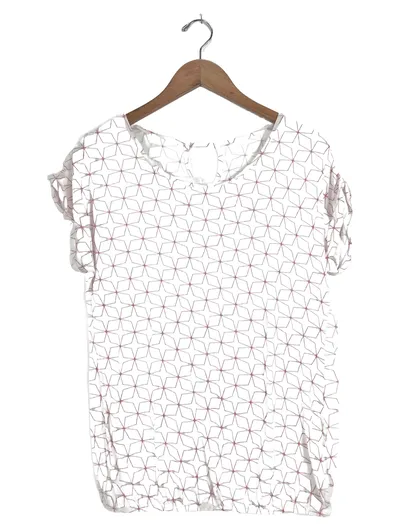 LASCANA Damen T-Shirt Mehrfarbig Gr. 40-40H Viskose Muster Casual