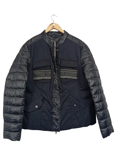 MARC AUREL Damen Steppjacke Gr. 40/L Schwarz Casual