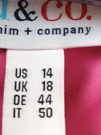 DENIM & CO. Damen Steppjacke Gr. 44 Pink Casual 3