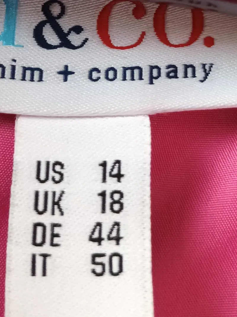 DENIM & CO. Damen Steppjacke Gr. 44 Pink Casual 3