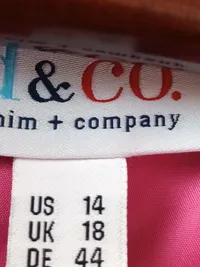 DENIM & CO. Damen Steppjacke Gr. 44 Pink Casual 5