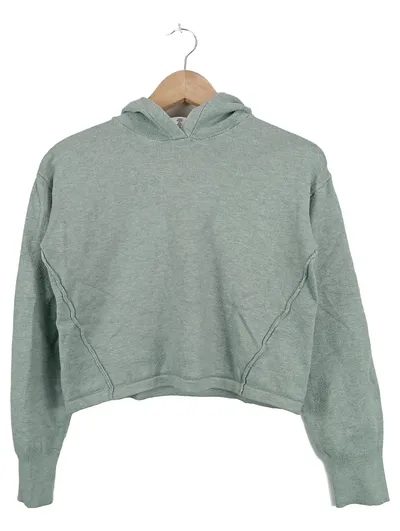 Pageone Young Kapuzenpullover Kinder Mädchen Grün Gr. 164 Casual Viskose