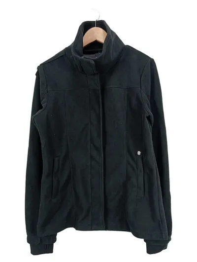 Bench Damen Fleecejacke Gr. 40 Schwarz Casual Outdoor Jacke