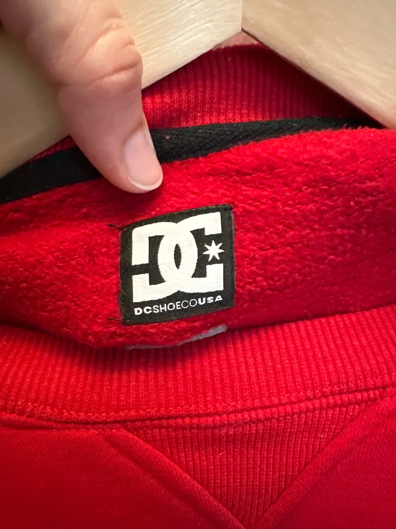 DC Shoes Herren Pullover Logo Print Baumwolle Mehrfarbig Gr. M 4