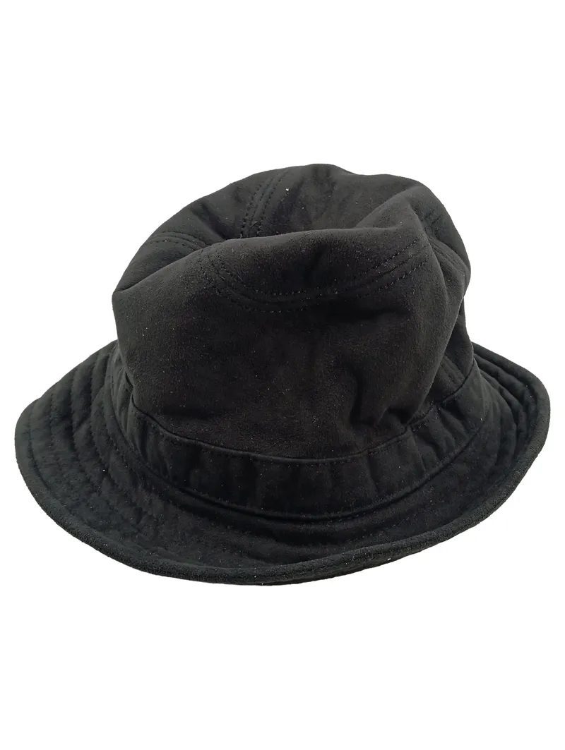 Borsalino Hut Schwarz Gr. 57 Klassisch Made in Italy Polyester 1