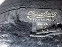 Borsalino Hut Schwarz Gr. 57 Klassisch Made in Italy Polyester 2