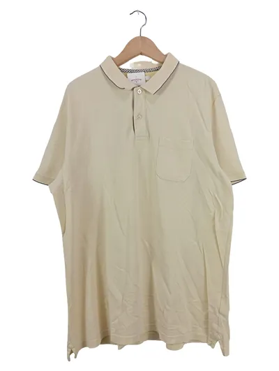 BRAX Herren Poloshirt Casual Beige Gr. 56 3XL 100% Baumwolle