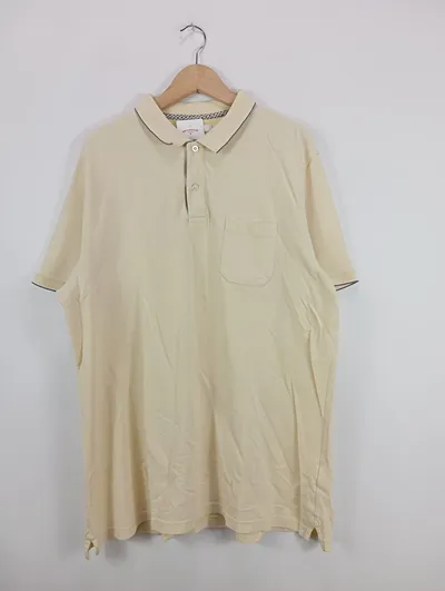 BRAX Herren Poloshirt Casual Beige Gr. 56 3XL 100% Baumwolle