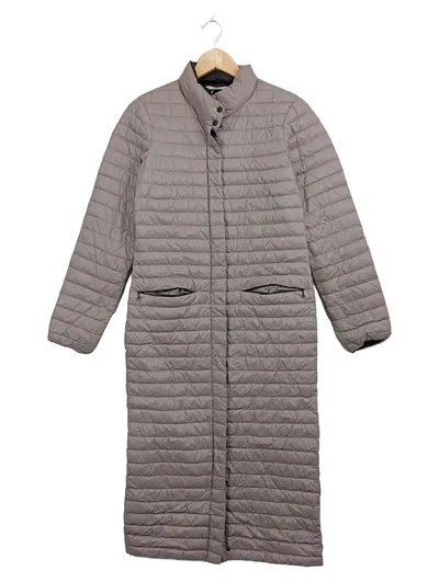 edc by Esprit Damen Steppmantel Lang Grau Gr. XS 34 Leicht Warm