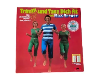 Max Greger Trimm und Tanz Dich fit Fitnessfilm LP Vinyl Polydor