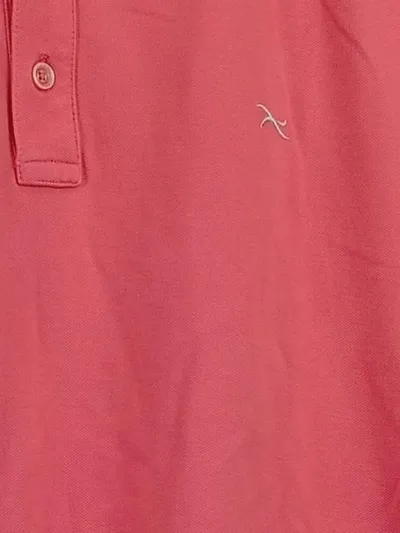 BRAX Herren Poloshirt Rot Uni Kurzarm Gr. 56 3XL Baumwolle Casual