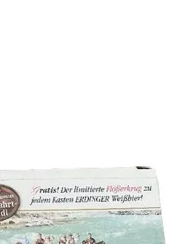 Erdinger Flößerkrug Floßfahrt Gaudi Bierkrug Porzellan Beige 13cm 4