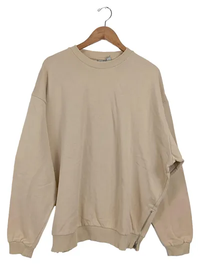 ASOS Herren Pullover Beige Gr. L Baumwolle Casual