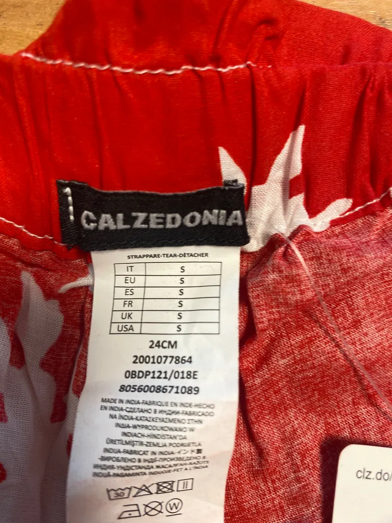 Calzedonia Damen Shorts S Blumenmuster Casual Mehrfarbig 3