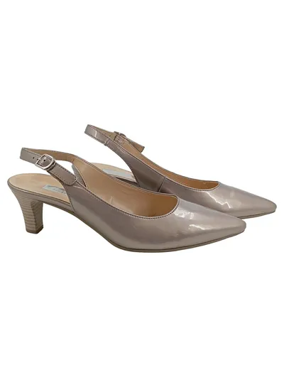 Gabor Slingpumps Damen Elegant Business Beige Gr. 41 Slingback Schnalle