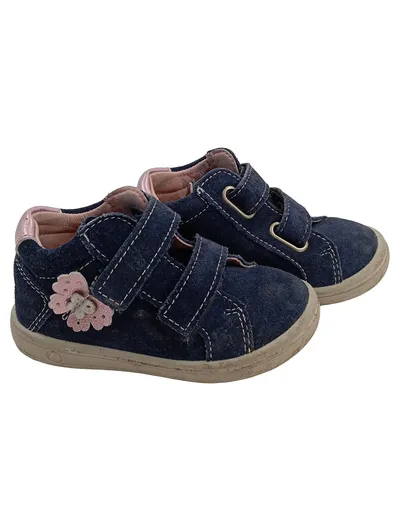 RICOSTA Kinder Krabbelschuhe Sneaker Blau Gr. 20 Klettverschluss Casual