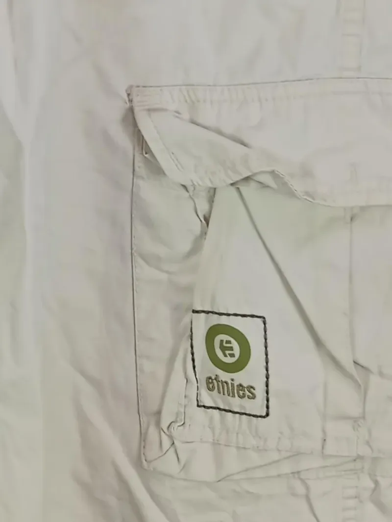 Etnies Herren Cargo Shorts Größe 28 Beige Casual Baumwolle 4