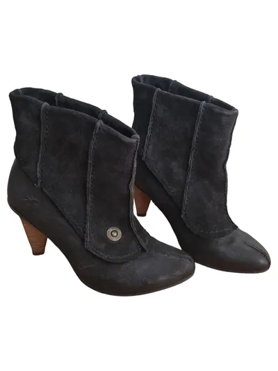 FLY London Damen Stiefeletten Gr. 37 Schwarz Modisch