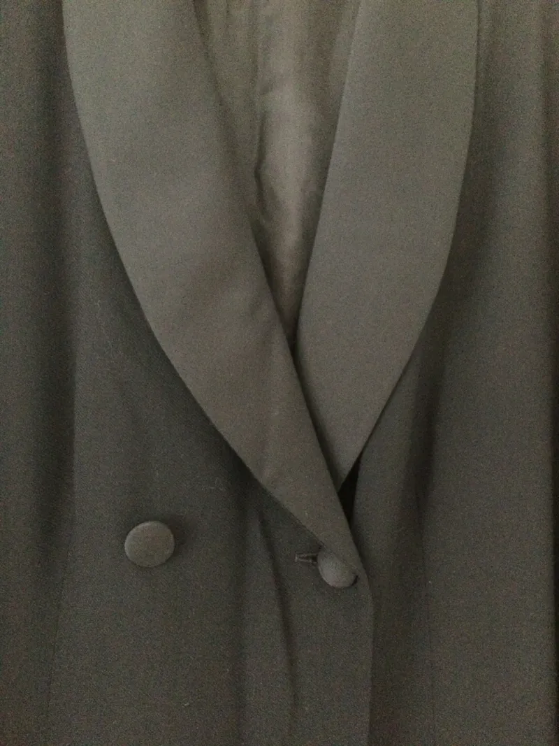 Antonette Franz Haushofer Damen Mantel Gr. 42/XL Schwarz Elegant 8