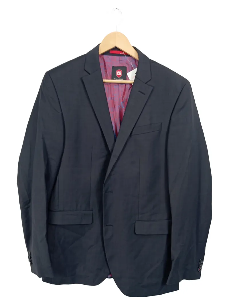 Club of Gents Sakko Herren Gr. 102 Grau Business Anzugjacke 1