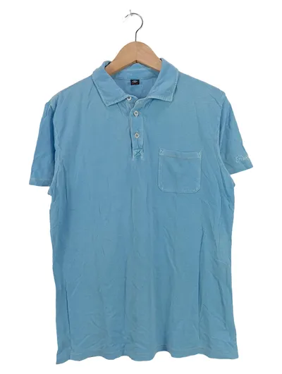 FIRE + ICE Herren Poloshirt Gr. M (48) Blau Casual Baumwolle