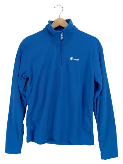 Reusch Fleecepullover Herren Gr. S Blau Half-Zip Outdoor Sportlich