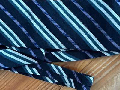 Giorgio Armani Herren Krawatte Business Gestreift Mehrfarbig Seide Elegant