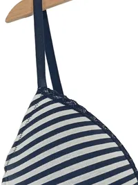ERNSTING'S FAMILY Damen BH gestreift 80B Baumwolle Spitze Casual Mehrfarbig 2