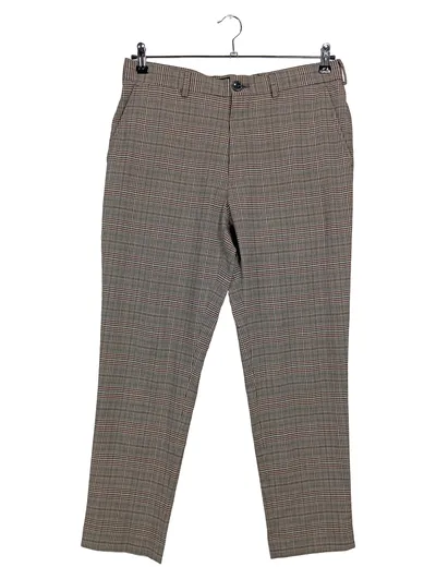 Celio Herren Stoffhose Business Kariert Mehrfarbig Größe 44