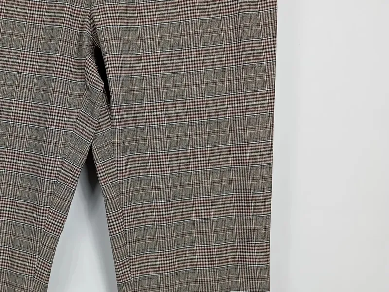 Celio Herren Stoffhose Business Kariert Mehrfarbig Größe 44 2
