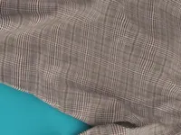 Celio Herren Stoffhose Business Kariert Mehrfarbig Größe 44 3